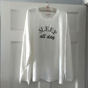 Long sleeve shirt, white, size 2X